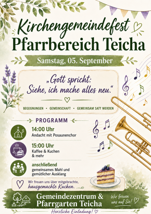 Gemeindefest Pfarrbereich Teicha 2026