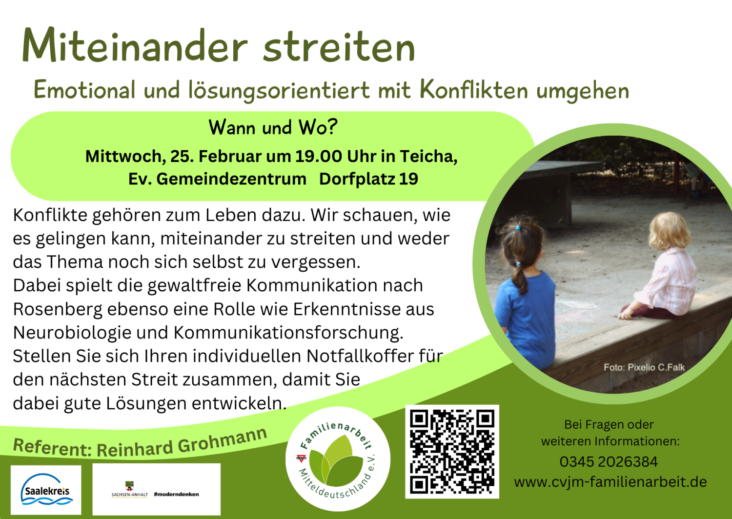 CVJM Veranstaltung Miteinander streiten