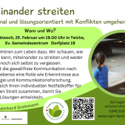 CVJM Veranstaltung Miteinander streiten