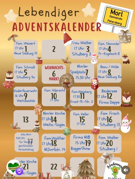 Morl Adventskalender 2025